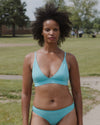 BASERANGE Bamboo Fiber Bamboo Cotton No Wire Wide-Brim Bra Series Collection Soft Underwear France BAS-BRTR-BL-SP25-LSS Turquoise BRTR1